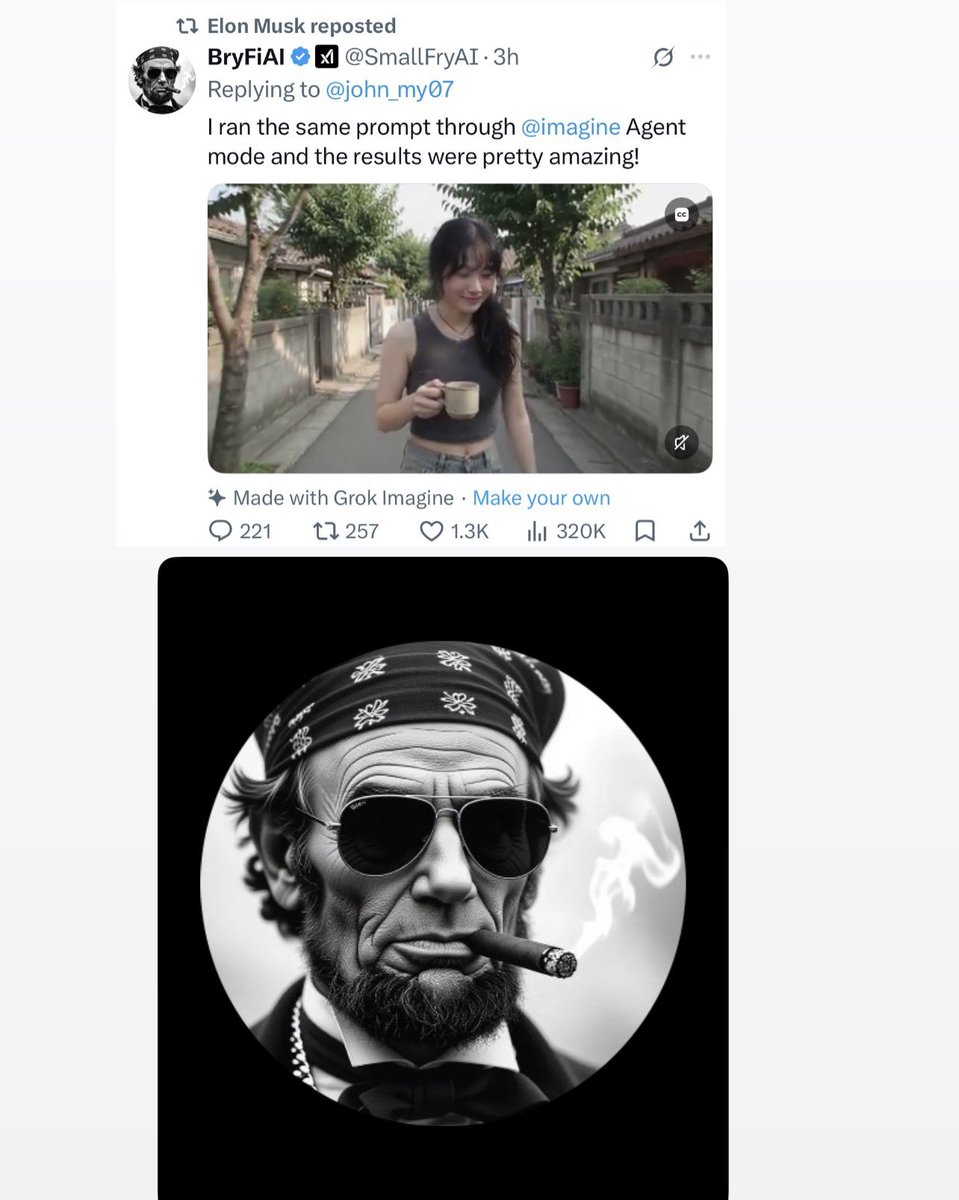 1Princess_HJO's tweet photo. Great my ex #Elon is jealous now posting a dead president Abraham Lincoln profile pic smoking π¨ and a lady carrying a #cupofjo βοΈ π€ https://t.co/R2sOrRlkIO
