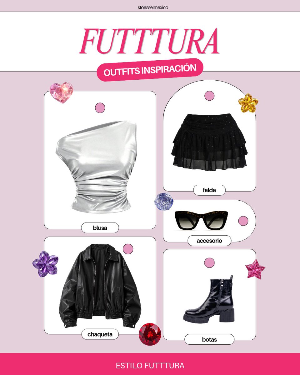 stoesselmexico's tweet photo. ¡Estamos a dos meses de FUTTTURA! Les dejamos inspiración de outfits por si aún no saben que conseguir para el gran día! 

¿Cuál fue su fav? ¿Ya tienen todo listo? 💬 https://t.co/9Sh91SAs0Y
