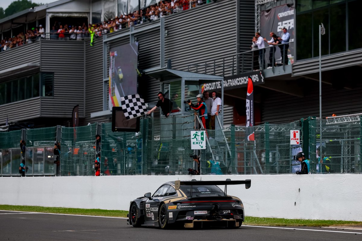 mattcampbell22_'s tweet photo. P4 at the @24HoursofSpa 🇧🇪 A tough race from start to finish, always running at the front the full 24hrs and having some mega speed at times but we just couldn’t quite get to the podium… Can’t thank #SchumacherCLRT &amp; @ComeLedogar enough for there hard work! #RACEBORN https://t.co/SAxrnoa5dd
