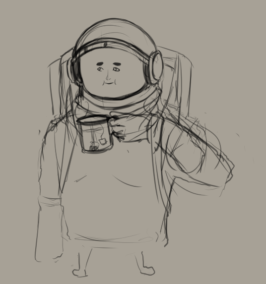 Plsk1n's tweet photo. sometimes you gotta take a break while sketching https://t.co/HCmzxZHwKZ