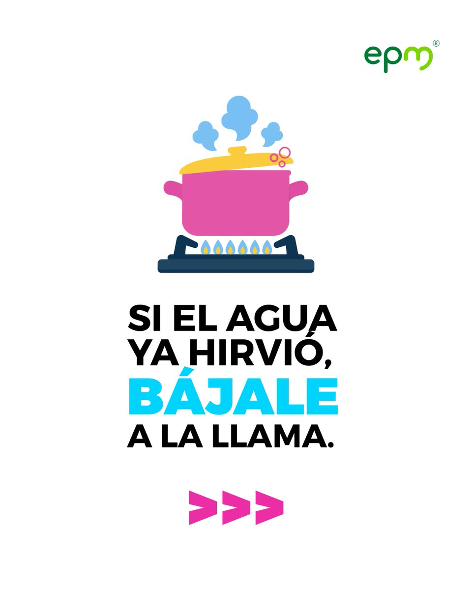 EPMestamosahi's tweet photo. Te compartimos un hábito muy sencillo que transforma la forma en que usamos el gas en casa.

#juntossomosmásfuertes #fenómenodeelniño https://t.co/W2mqbkgbb2