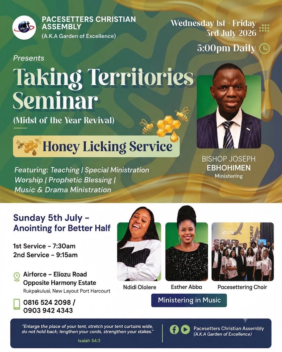 pacesettersph's tweet photo. Join us today in our Day 3 of the Taking Over Territories Seminar.

It is a Honey Licking Service.

Time: 5pm https://t.co/fWNTANkKEJ