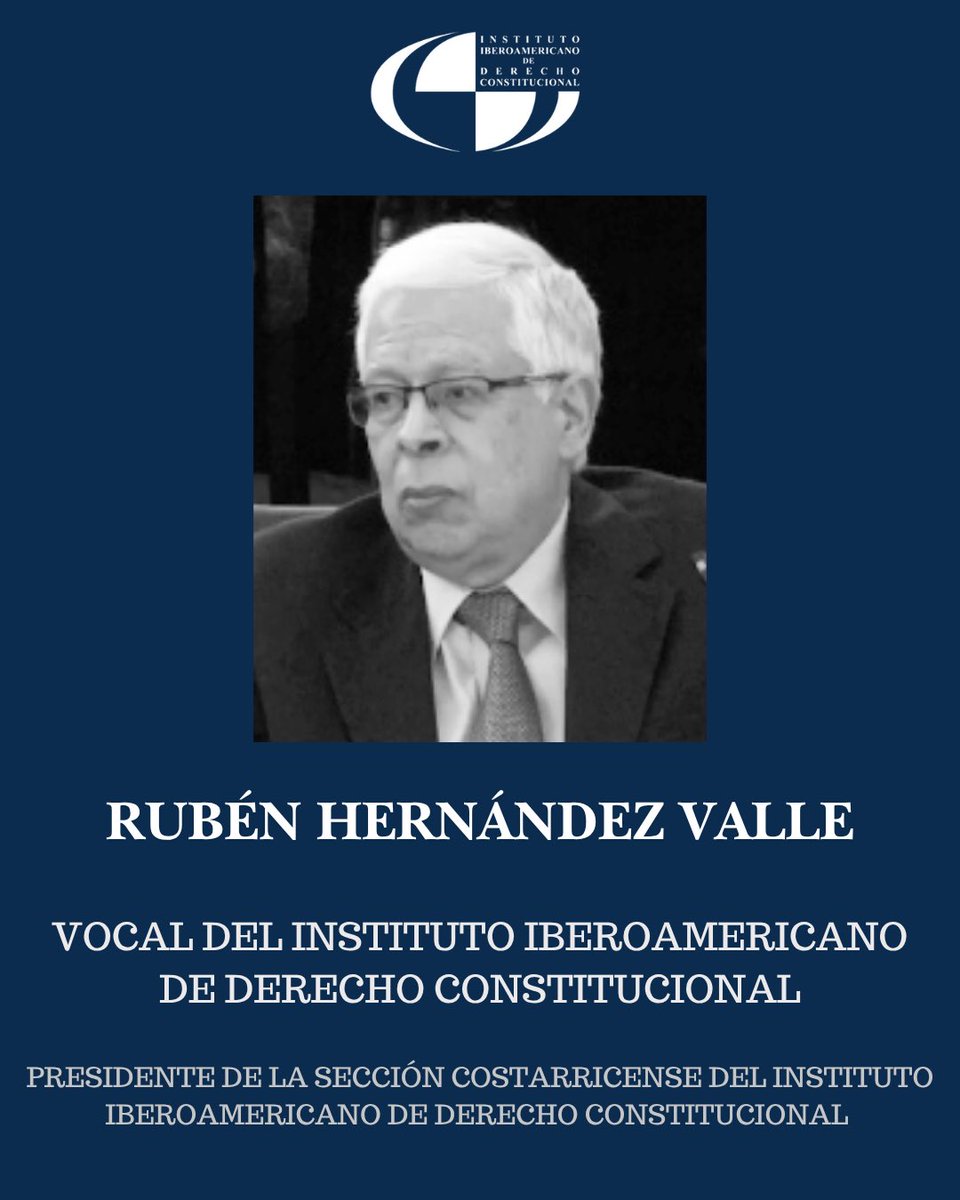 IIDCUNAM's tweet photo. Nos honrar presentar al Dr. Rubén Hernández como Vocal del Instituto Iberoamericano de Derecho Constitucional.

#Derecho #DerechoConstitucional #IIDC https://t.co/R0ZKo3KDJA