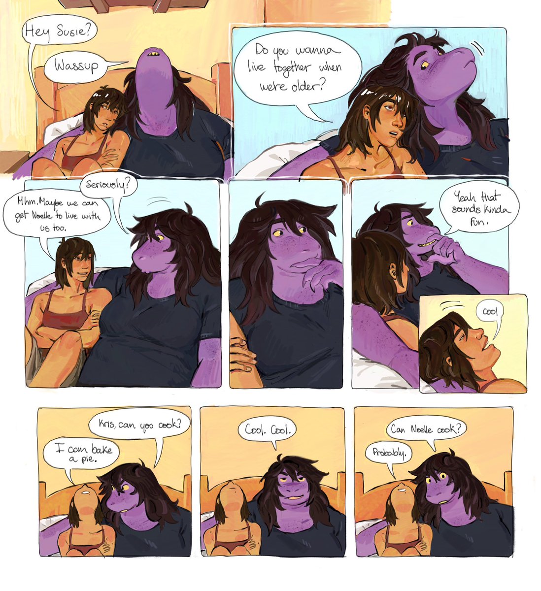 pump_upthejam_'s tweet photo. They have a future guys. They have plans for their future and everything’s ok #deltarune https://t.co/HxN6uOCicp