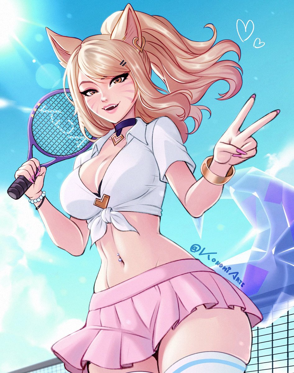 konomiarts's tweet photo. throwback thursday since #kda is coming back <33
#ahri 🎾 https://t.co/RyFoB20UTo