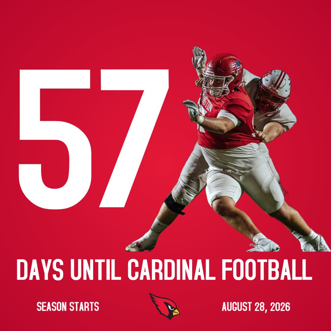 FarmCardsFB's tweet photo. 57 Days away from Cardinal Football! https://t.co/uQiWgjT8qp