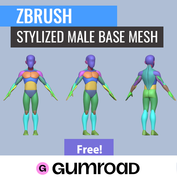 SkuldAesir's tweet photo. I just set up a Gumroad and dropped my first free base mesh 😊
I used this same one for my Kiawe sculpt.
If you’re into character work or stylized sculpting, hope it’s useful!

Grab it here:

@Gumroad https://t.co/PsDaLCyeQJ https://t.co/xwW9eJ1lre