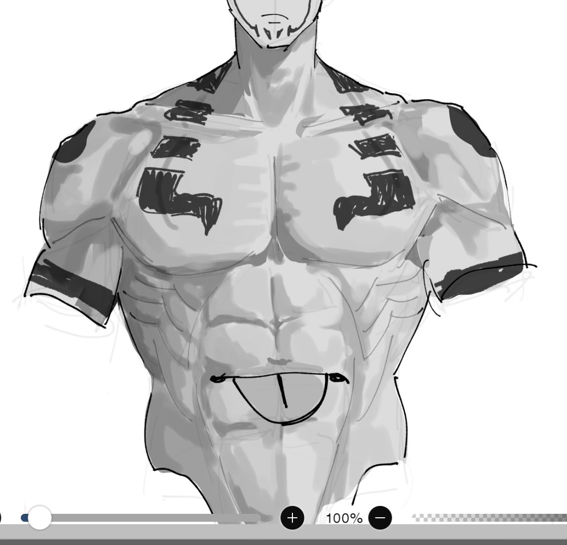 pearyoa's tweet photo. torso study https://t.co/MlPtc8fcP1
