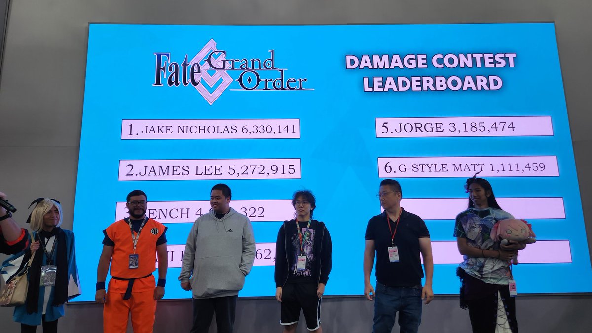 FateGO_USA's tweet photo. What an amazing display of power! Thank you to all Masters who came to show off their Servants for the Damage Contest! Check out the next Damage Contest at South Hall Booth #3320 at 4 PM!

#FateGOUSA #AX2026 https://t.co/Muc3NQNwWN