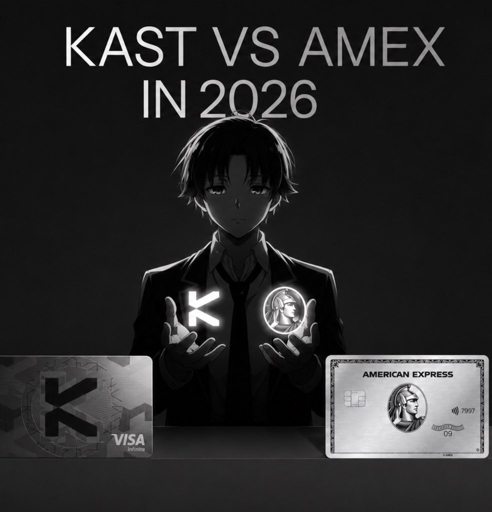 jbsolami's tweet photo. I choose KAST every single day over AMEX. 🫡 https://t.co/PKwLNgefYj
