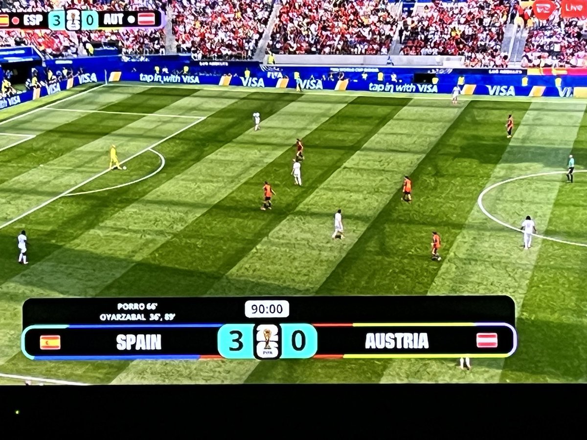 jbjcph's tweet photo. @spanien @østrig 
@wm fodbold 
Østrigske fodbold spillere
Totalt ydmyget af spanske spillere.
Sjældent set så nedspillet et østrigsk hold https://t.co/0VdwmUrTrT