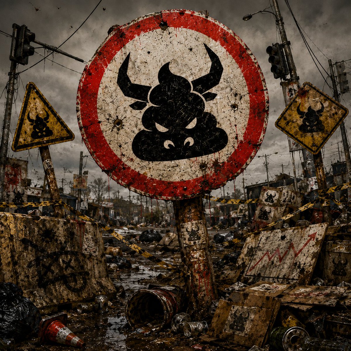 bullshitPUMP's tweet photo. 🚧 BULLSHIT zone detected.

No utility. Only shitility.
 The only coin that admits it’s total garbage.
Degens gather. Flies included. Chart may go BRRR… or straight to the sewer.

$BULLSHIT

CA: AGmgdwXHrNyrkCsAmE2Haygm7xTKa6mpsD87CkDrpump

#solana #meme #memecoin #dexscreener https://t.co/WFHVxKrKhg