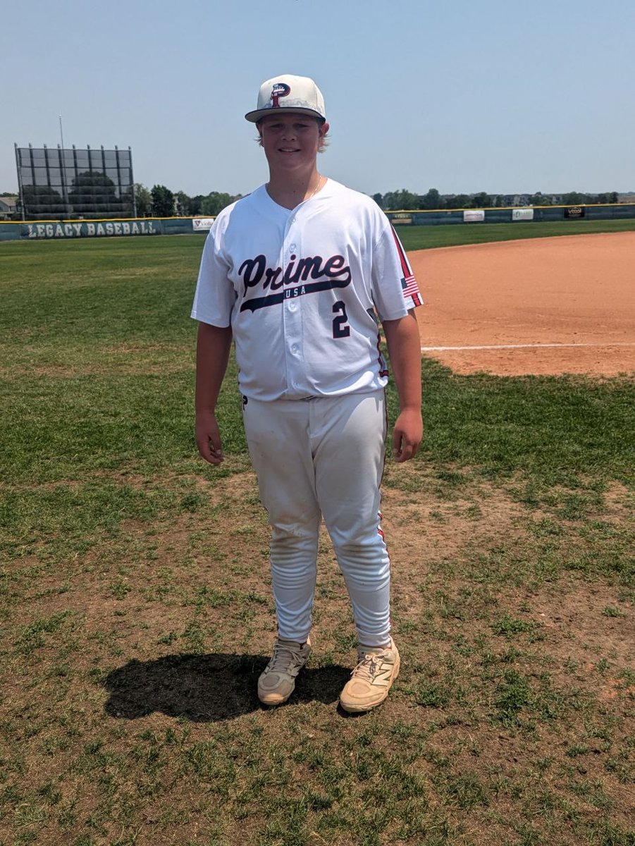 FiveToolCO's tweet photo. F: @usaprimeco Recruits Strotz 14, Colorado Rogue 15U 1
PoG: Brennan Reese 4 IP, 6K https://t.co/MxD5jZKUjn