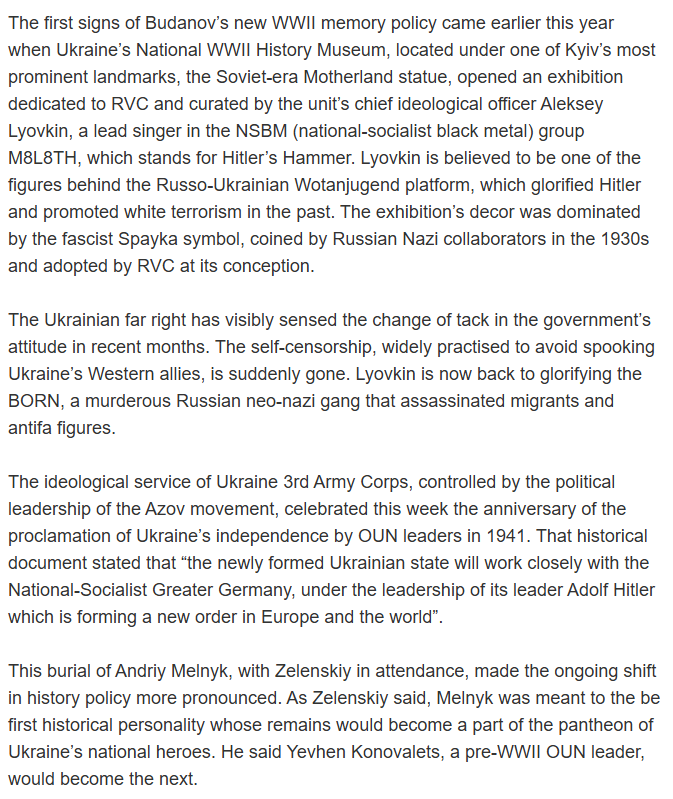 BMarchetich's tweet photo. Harder &amp; harder for denialists to keep claiming the Ukrainian far right is non-existent/has no influence, now that it's sparked a full on international incident with  Poland - and given those same people insisted we "listen" to hawkish E. European NATO member states. https://t.co/uvtCsRxO5f