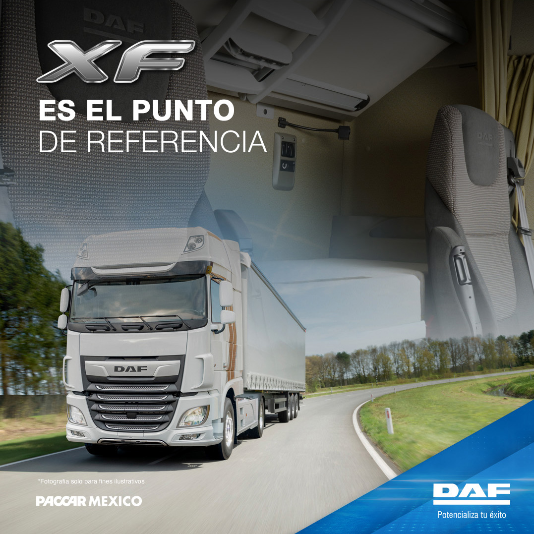 DAF_Mexico's tweet photo. Su diseño interior y exterior tienen un aspecto moderno y a la vez acoger, lo que contribuye a la comodidad del operador.

#XF #DAF #PACCARMexico #PotencializaTuExito https://t.co/Js0g3oKE78