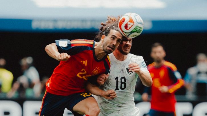 charlescerb's tweet photo. Uninspiring performance today from Austria sees the team crash out in the Round of 32 after a 3-0 loss to Spain.

Solid enough World Cup from Austria, but the team is nowhere near Spain's quality, and that was really on display today.

#DasTeam #FIFAWorldCup https://t.co/asLN5WeFyr
