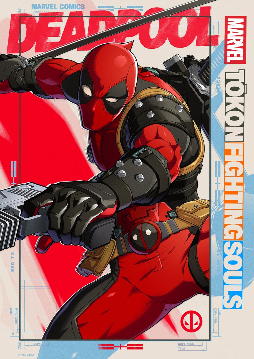 MARVELTokon's tweet photo. Deadpool has entered the tournament, and probably won’t stop talking about it. Rebuilt by Weapon X and rejected by the big teams, Wade Wilson brings chaos, blades, and a fourth-wall-breaking attitude to the fight as he joins Samurai Outriders. https://t.co/yxlT5WX5q4