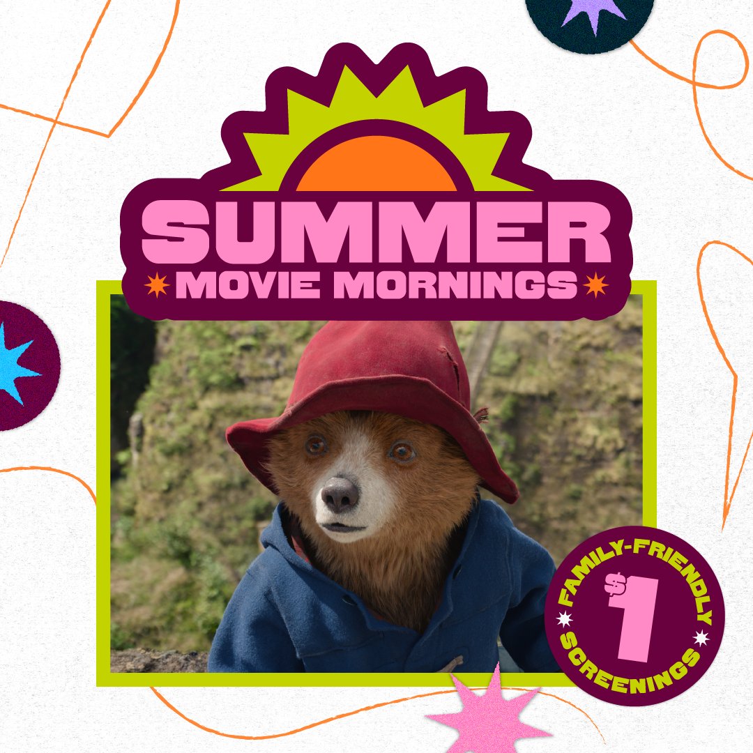 evocinemas's tweet photo. “A wise bear always keeps a marmalade sandwich in his hat in case of emergency.” 🐻🥪

Catch Paddington in Peru back on the big screen for our Summer Movie Mornings this week. Showtimes start at 10 AM every morning. Snag your $1 tickets 🎟️ NOW: https://t.co/0TFhPiiGME https://t.co/K0QN2UckLP