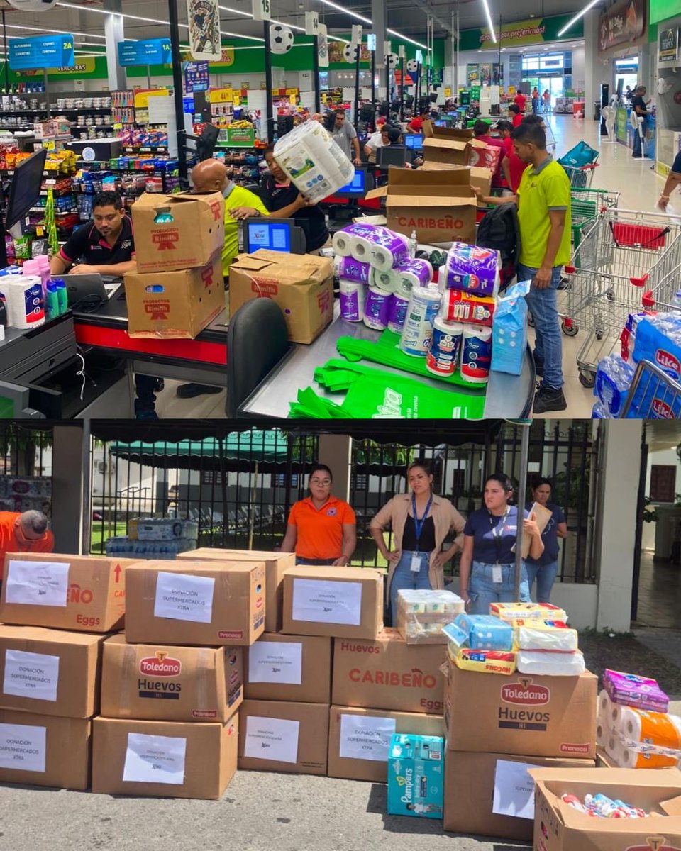 SuperXtraPanama's tweet photo. Realizamos la primera entrega de donaciones para las familias afectadas por el terremoto en Venezuela. Gracias a clientes, al compromiso de nuestros voluntarios junto con las donaciones recolectadas en nuestras sucursales a nivel nacional. ¡Juntos #UnidosPorVenezuela! 🇻🇪❤️ https://t.co/Wj4IUuripP