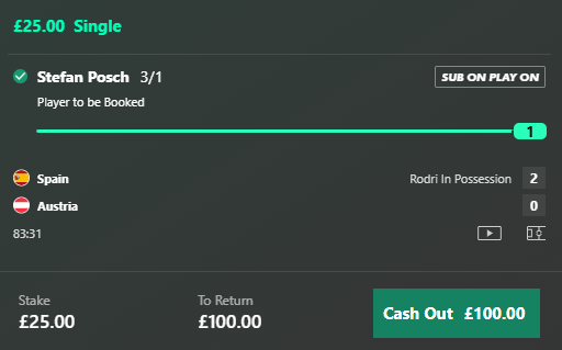 EmilyTaylorTips's tweet photo. BOOOOM!!!! 🥳

I told you I thought it was the best bet I've seen and it won! ✅

3/1 cards single winner as well! 🟨

Wanner shot away from the 10/1 and Sabitzer shot away on the 300/1 longshot 👀

Tap LIKE♥️if you want Portugal vs Croatia bet builders https://t.co/1ejsUqET7u
