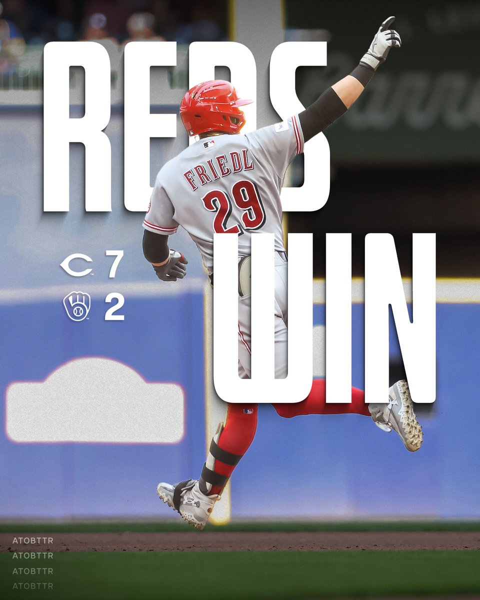 Reds's tweet photo. Headin' back to GABP for a 9-game homestand! 

#ATOBTTR https://t.co/iob3jtDsbh