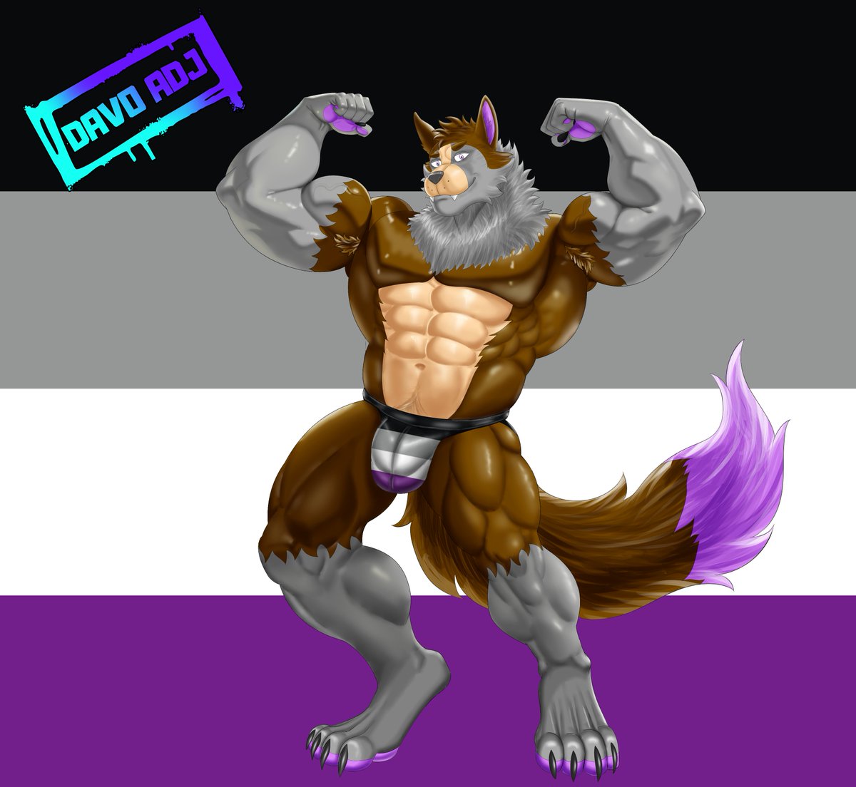 jedagamaadj's tweet photo. Happy Pride Month

YCH commission for @underthat09 

Thanks for your support ❤️❤️

#furryart #Artfurry #furrymuscle #furrybara #bara #furryfan #sfwart #furryartwork #barafan #furrycommunity #muscleart #sfwtwt #abs #YCH #commission https://t.co/ti7r4w3Hb3