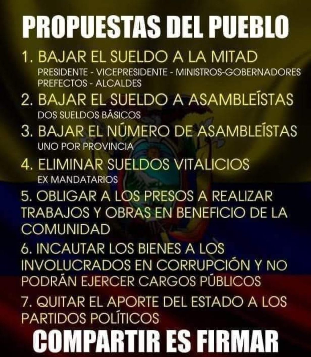 GMB65's tweet photo. Propuesta para salir en las calles a exigir..así como salen a festejar la victoria de Parsguay en el mundial..que pensando bien no significa un carajo https://t.co/Vil4sB9Iwg