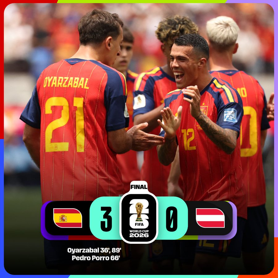 rodrigosepu's tweet photo. #ESPvsAUT Resultado en Los Angeles. https://t.co/SXrXshtzVn