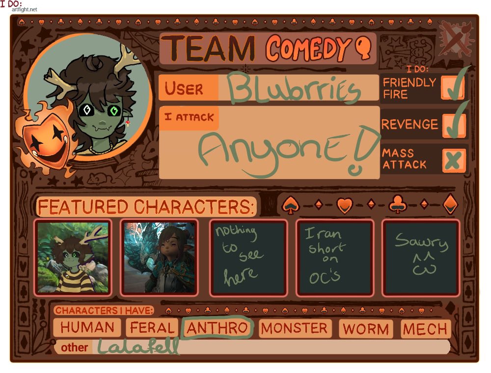 blubrries's tweet photo. ooohhh you want to add me on artfight so bad~

https://t.co/ryHdsmYZ8J

#Artfight2026 #Teamcomedy #artfight https://t.co/vtVJIy5SM2