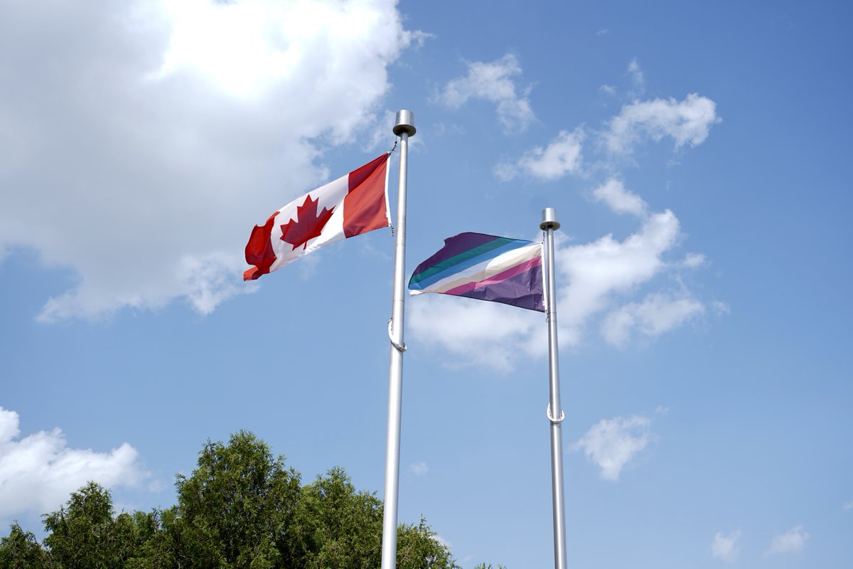 HBKidsHospital's tweet photo. The Disability Pride flag is flying at Holland Bloorview.
Today, we marked the start of #DisabilityPrideMonth by celebrating disability as an essential part of human diversity and reaffirming our commitment to accessibility and inclusion.
Happy Disability Pride Month.
#TeamHB https://t.co/srVHZaHxxo