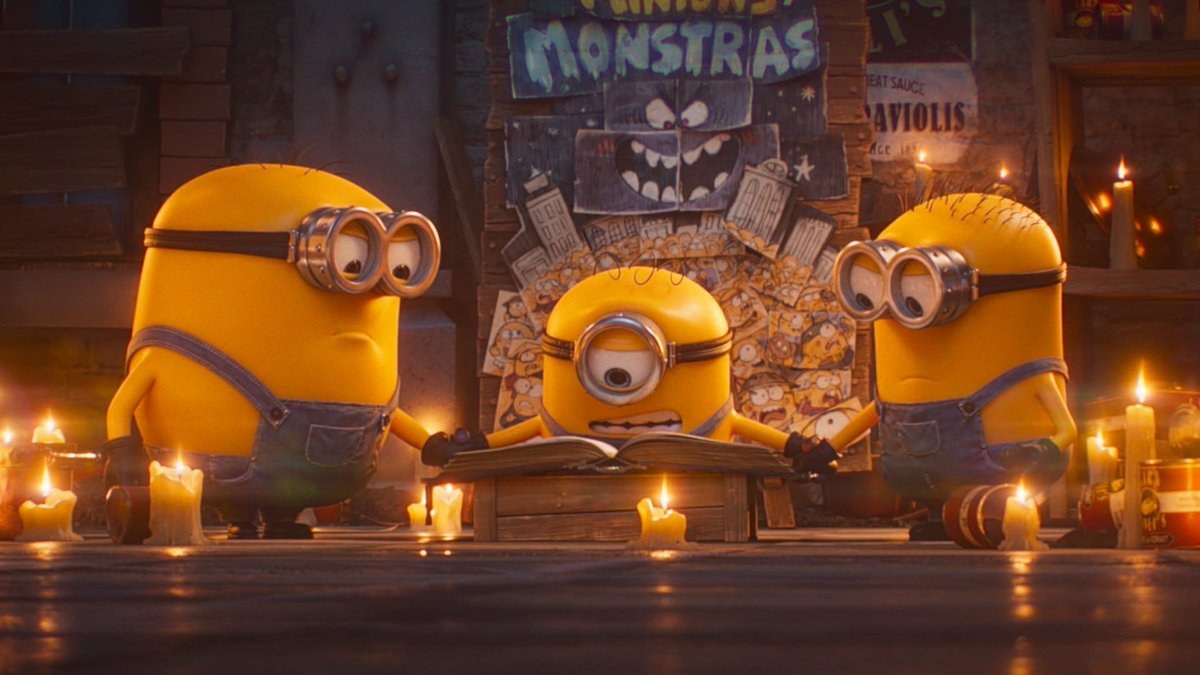 ILoveToTalkFilm's tweet photo. I tolerate the Minions movies because my children adore them. I went in with extremely low expectations. But damn, there are just enough Easter eggs for parents and enough admiration for Hollywood that this goofy movie about little yellow monsters softened my hardened heart. This is my favorite movie in the entire Despicable Me/Minions franchise.