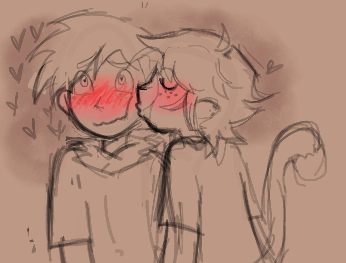 B3njayy_1345's tweet photo. Kiss 😼
.
.#zakumitheanimatedseries #drawing #sketchbook || [Sonny x Zakumi] 👀 https://t.co/FtB3qWi22l