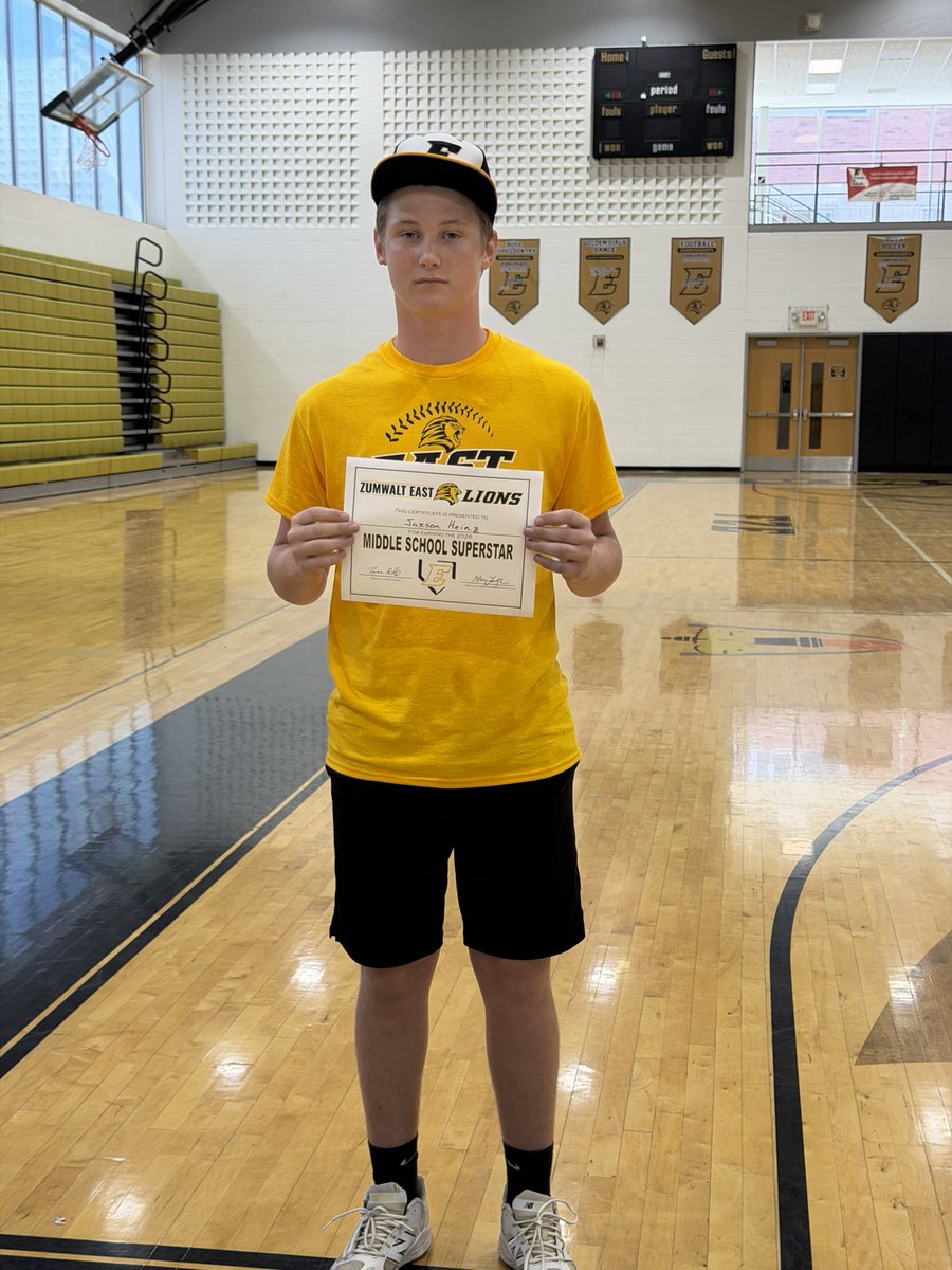 FZE_Baseball's tweet photo. Middle School Super Star Challenge winner:  Jaxson Heinz https://t.co/YwF3lMKSJk