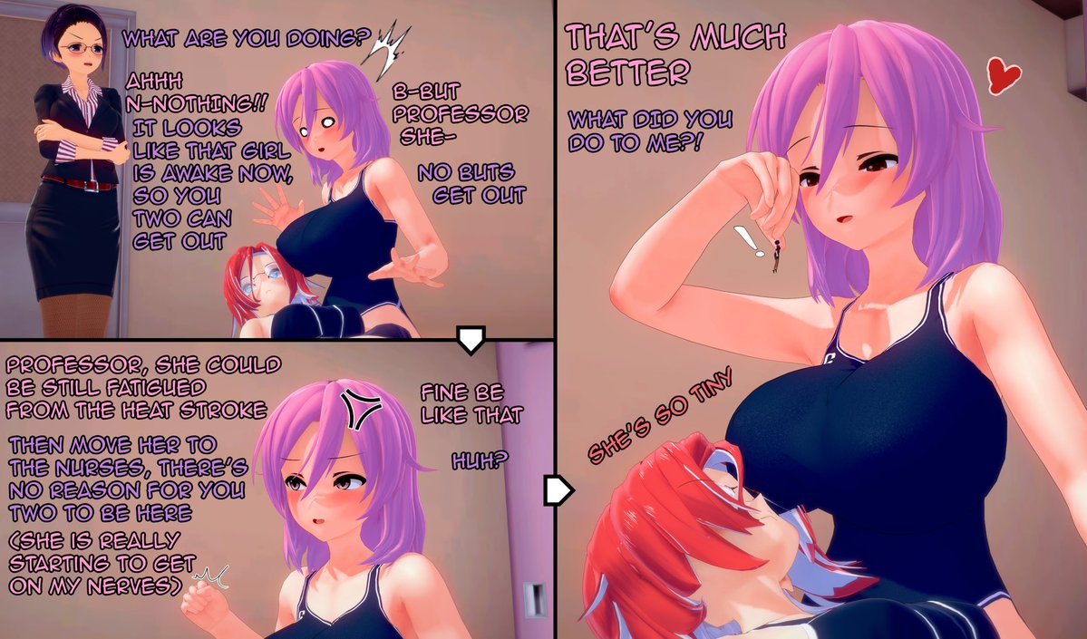 POPtartrealone's tweet photo. You’re just in your swimming class, but due to the intense heat, you had a heat stroke and later you wake up in your classmates lap
#SizeTwitter #Futa #Giantess #shrinkingwoman https://t.co/KLNqttNrg0