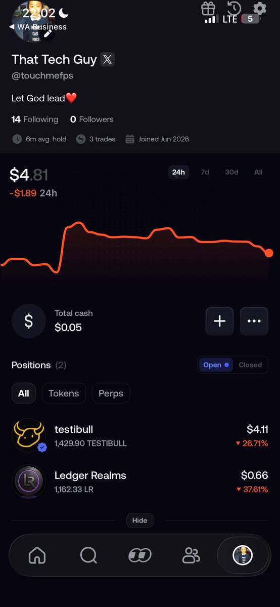 thatCrypto_guy_'s tweet photo. @DipWheeler @DipWheeler been sacking for three days. I don’t have much capital. I didn’t receive any airdrop. https://t.co/RPZlzsHY2b