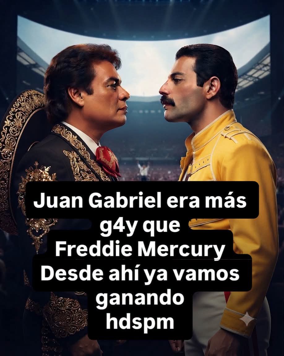 SoyFedelobo's tweet photo. Juan Gabriel besó más hombres, yo digo que sí les ganan banda. https://t.co/KDcSWQJfHy