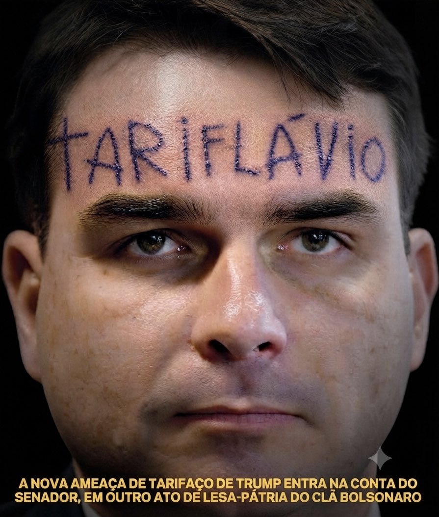 lazarorosa25's tweet photo. 🚨 ATENÇÃO, MILITÂNCIA! Os traidores da pátria resolveram atacar novamente!

Tags do dia:
TARIFLÁVIO
SOBERANIA NÃO SE NEGOCIA

Flávio Bolsonaro viu o fortalecimento do presidente Lula em ano eleitoral e resolveu pedir aos EUA adiamento de tarifas contra Brasil. É isso mesmo! Esse traidor está usando o povo, prejudicando os brasileiros porque está caindo nas pesquisas e para salvar o pai da cadeia. RIDÍCULO!

Vamos colocar as tags no topo! 

TARIFLÁVIO
SOBERANIA NÃO SE NEGOCIA
