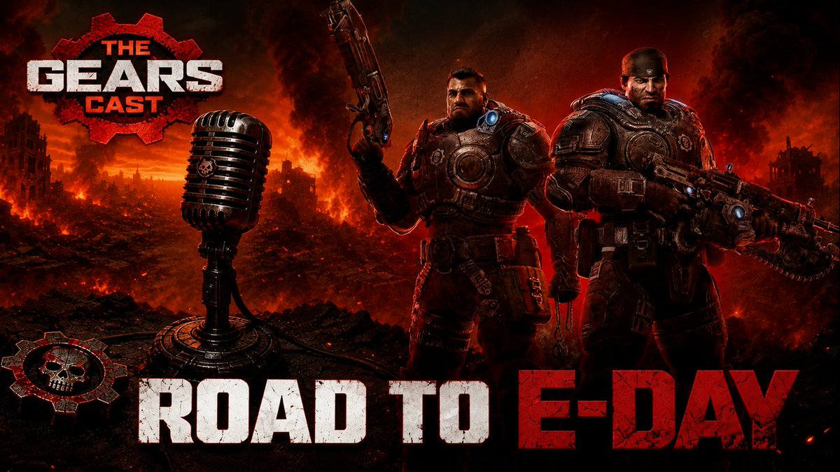 ANMLZro's tweet photo. The Road to E-Day continues with The Gears Cast Tonight! 
LIVE on YouTube &amp; Twitch: https://t.co/pcKZdBEbRh
https://t.co/6h31zTqOag  
Lock in. 
Let's Grind!!

#gearsofwareday #thegearscast #gearsofwar @GearsofWar @Community_Gears @CoalitionGears https://t.co/WxK3qlPzKQ