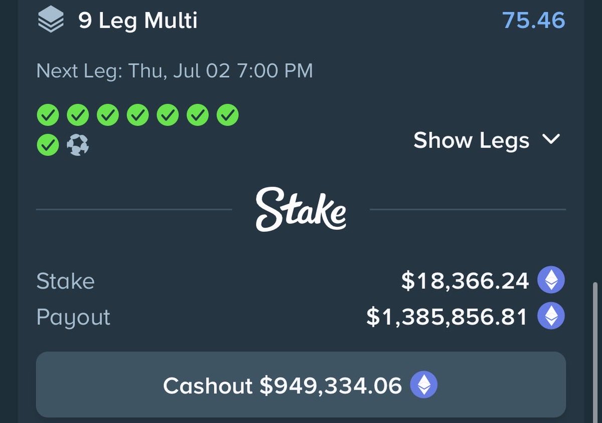 Jelitics's tweet photo. Spain came through for us.

1 more leg left for $2.55M Payout.

Portugal to qualify https://t.co/yvJvwEfG4w