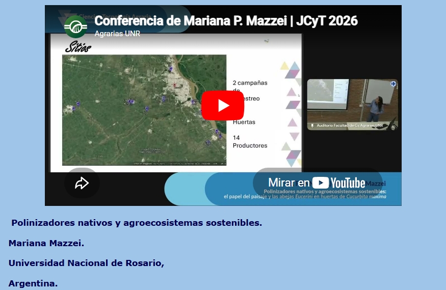 arsnovadelperu2's tweet photo. Polinizadores nativos y agroecosistemas sostenibles. Mariana Mazzei. Universidad Nacional de Rosario, Argentina. https://t.co/JFC7lWtmf5 https://t.co/qp9yNsP4A5