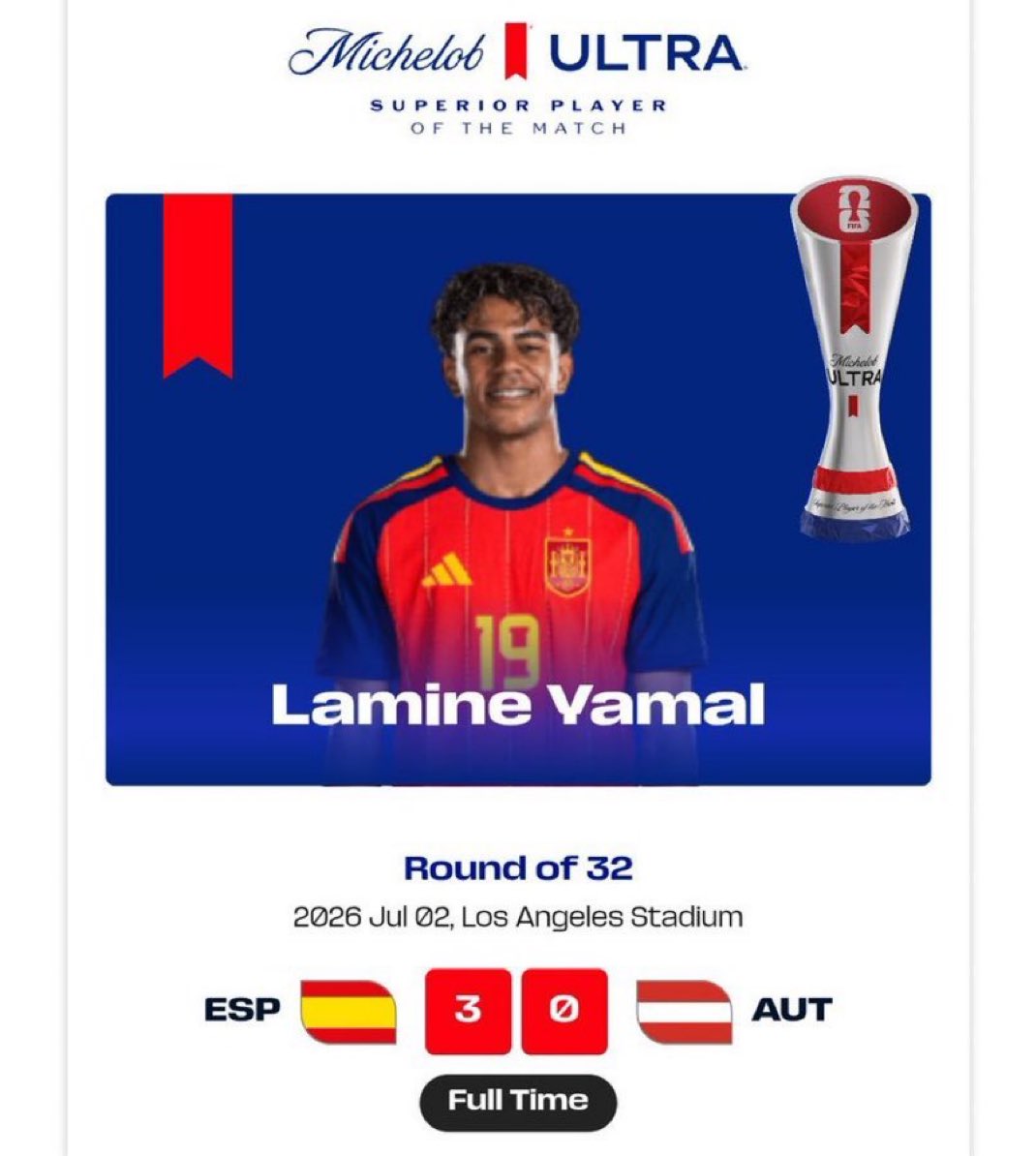 _BeFootball's tweet photo. 🚨 OFFICIEL ! LAMINE YAMAL EST ÉLU « HOMME DU MATCH » 🥇🇪🇸

Mérité ? 👀 https://t.co/jIcFrNN3Gv