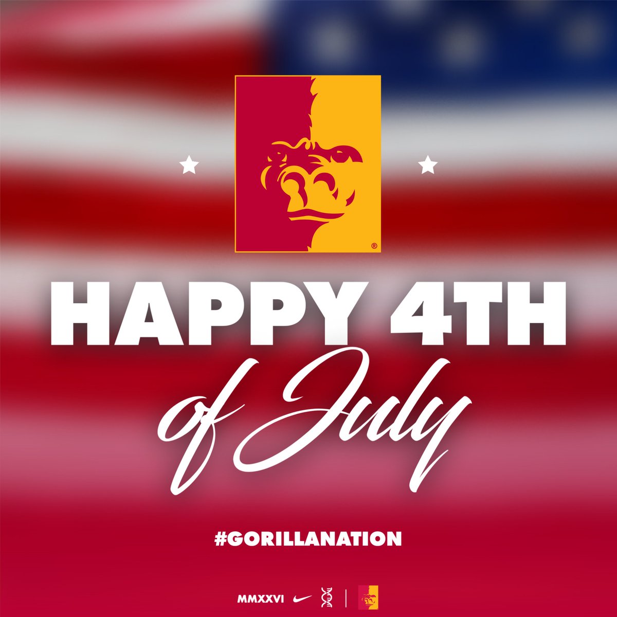 PittStGorillas's tweet photo. Have a safe and happy 4th of July, Gorilla Nation 🦍🇺🇸 https://t.co/S422zBKvSh
