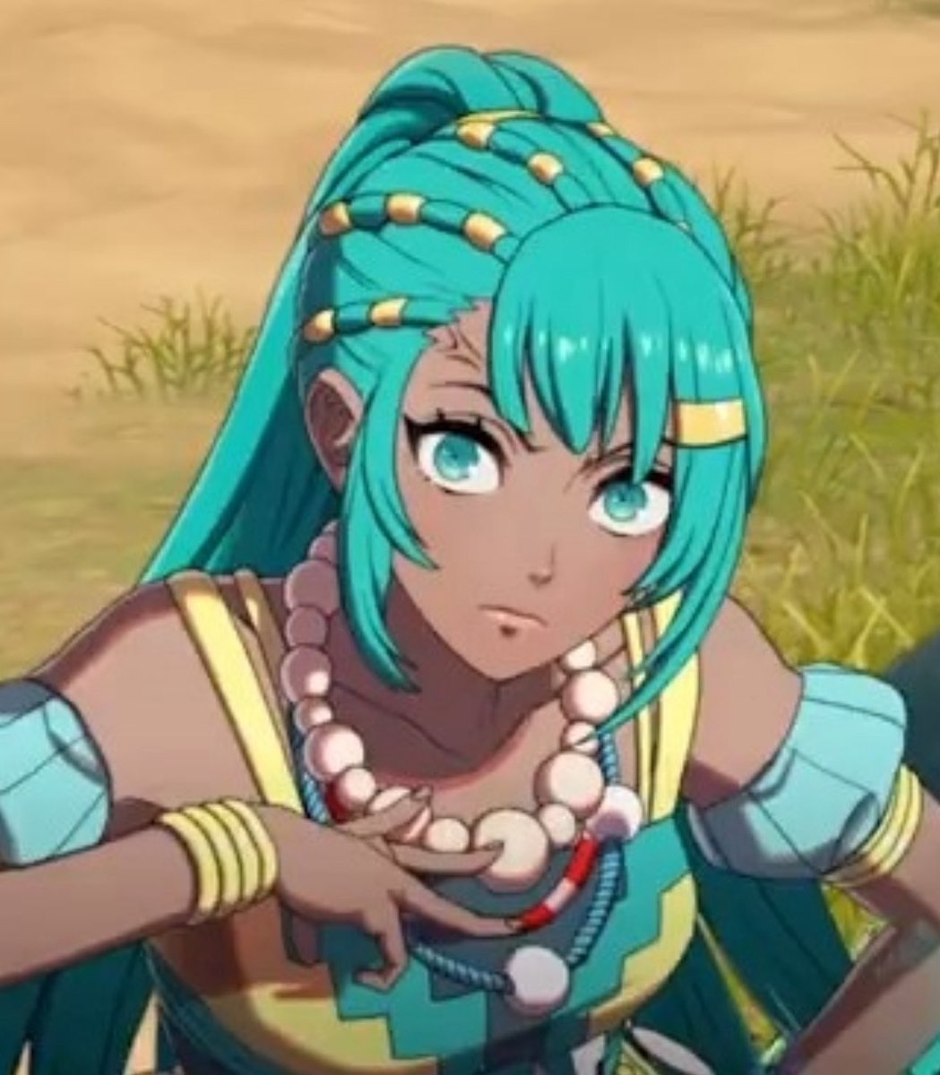 AguasArcoirirs's tweet photo. Esmeralda Fire Emblem might be based off of the Mixteca culture!!!!

The square patterns on her chest are already a mesoamerican giveaway, but other aspects of her design seem to be specifically mixteca! (1/5) https://t.co/1pfqqbWLVI