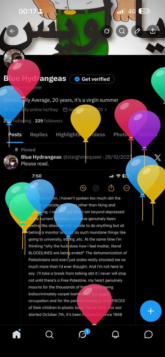 sleighmequeer's tweet photo. balloon day😝 https://t.co/LSfDe3qa02