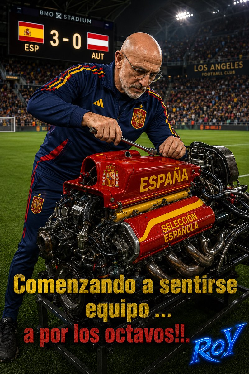 Royamond1's tweet photo. España 🇪🇸 3 - 0 🇦🇹 Austria.

Se siente que ya son equipo!! https://t.co/O7vCCprjwh