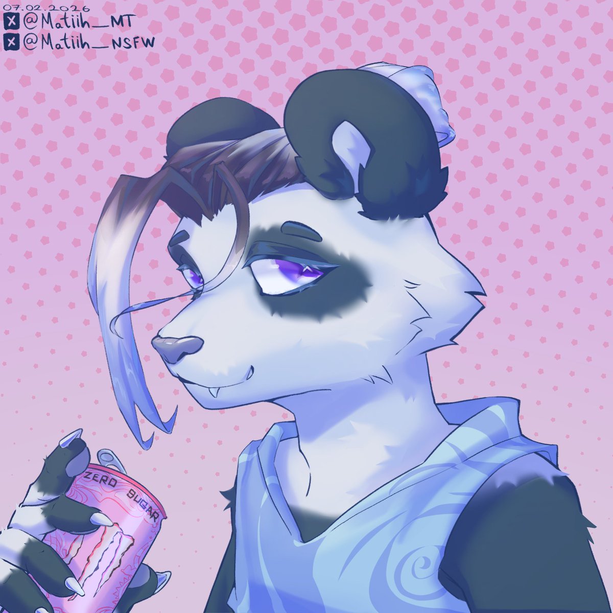 Matiih_MT's tweet photo. New Design🐼✨

#furry #furryart https://t.co/IOhpgkeFWC