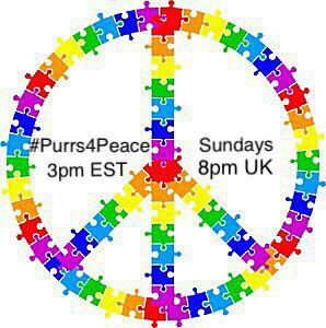 LilyLuWhoT's tweet photo. Do yoo want to make the world a better place? #Purrs4Peace is at 3pm EST/8pm UK! Join @SquirtTheCat & da #peacecrew as we purr/woof/coo/tweet for peace! #wlf #zshq #fbjam #weeti #BBoT #PA #Tributeride #Pawgaritaville #HealingPurrsPawty #pawcircle #TheAviators All Welcome! ☮️🕊️ ☮️ https://t.co/iZfk6GvhY8