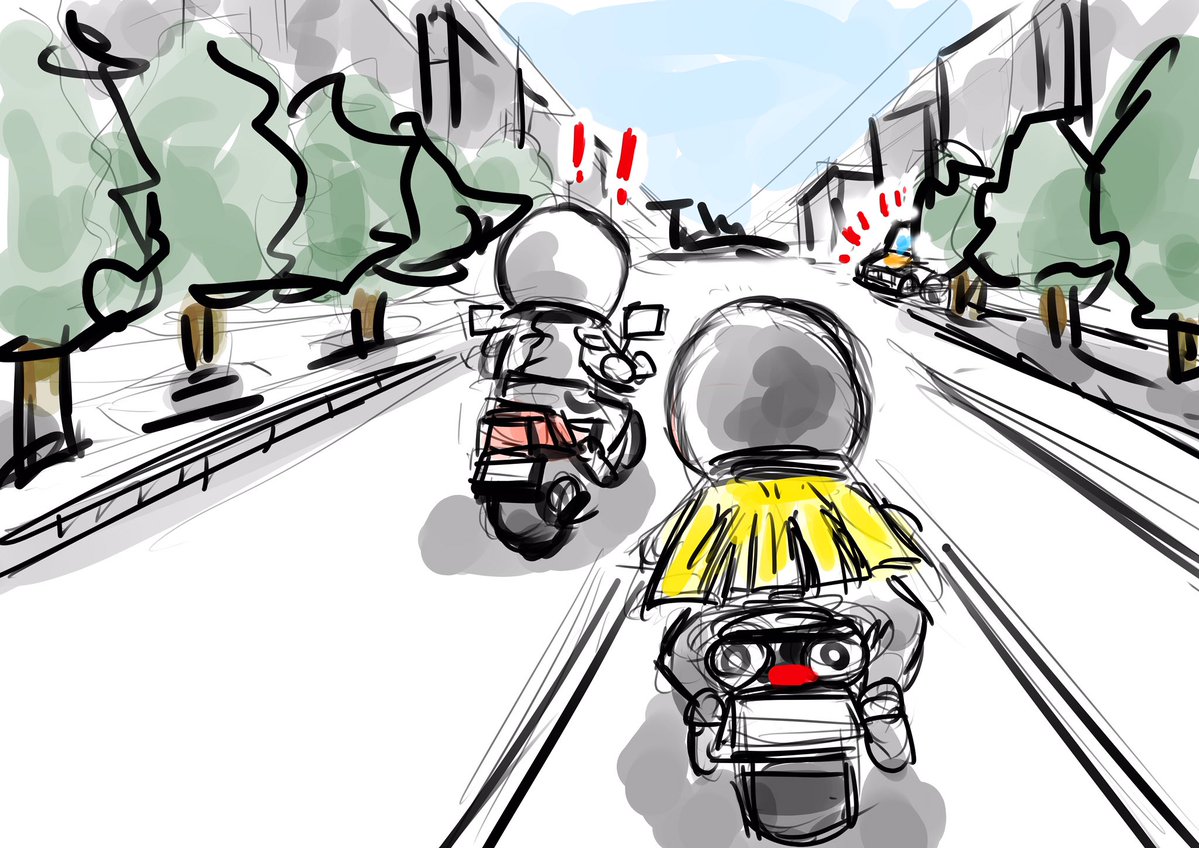 meik_yoshII's tweet photo. んっ？街路樹モサモサだけど､､､
見えてる？大丈夫？
出て来んなよ！お願いね〜！ https://t.co/SeJC6lAD0I