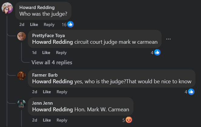 ObviousRises's tweet photo. @libsoftiktok @MarylandDJS It looks like the Judge has been found. https://t.co/9Wx9PSlBLO