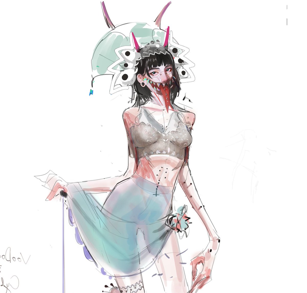 onewe24's tweet photo. Bride Voodoo sketch https://t.co/aRSG2Zwhjy